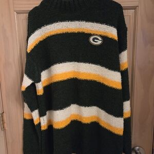Vintage Game Day Clothing Co Moretz Green Bay Packers Knit Sweater XL